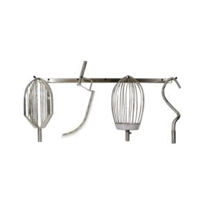 Accessories tool rack with tools