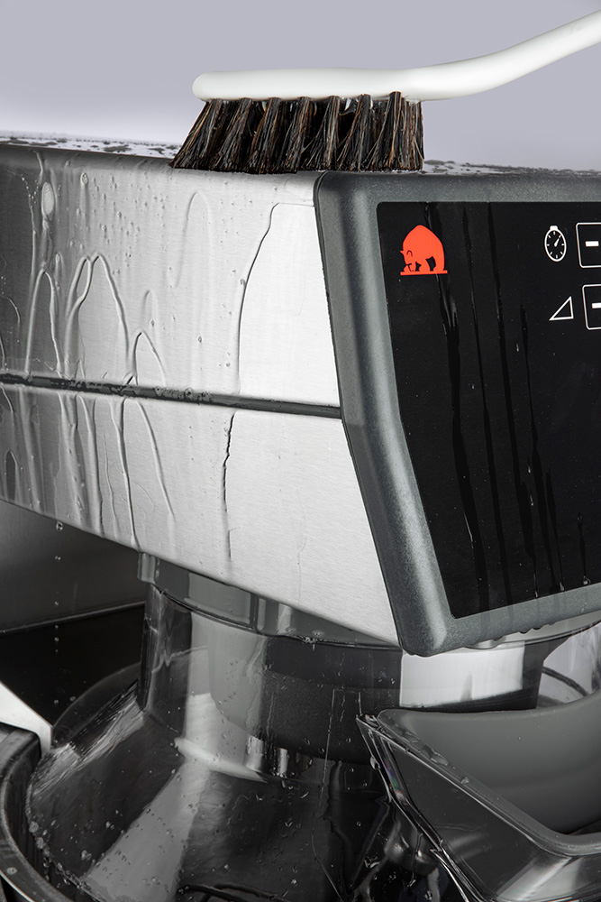 Varimixer - Hygiene - Easy Cleaning of surfaces on the planetary mixers with water - Varimixer - Varimixer