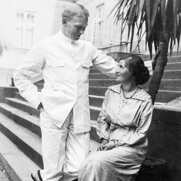 The founder of Varimixer with his wife in the 1910s