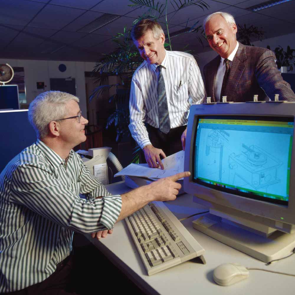 varimixer - research and development - 1980s and CAD system
