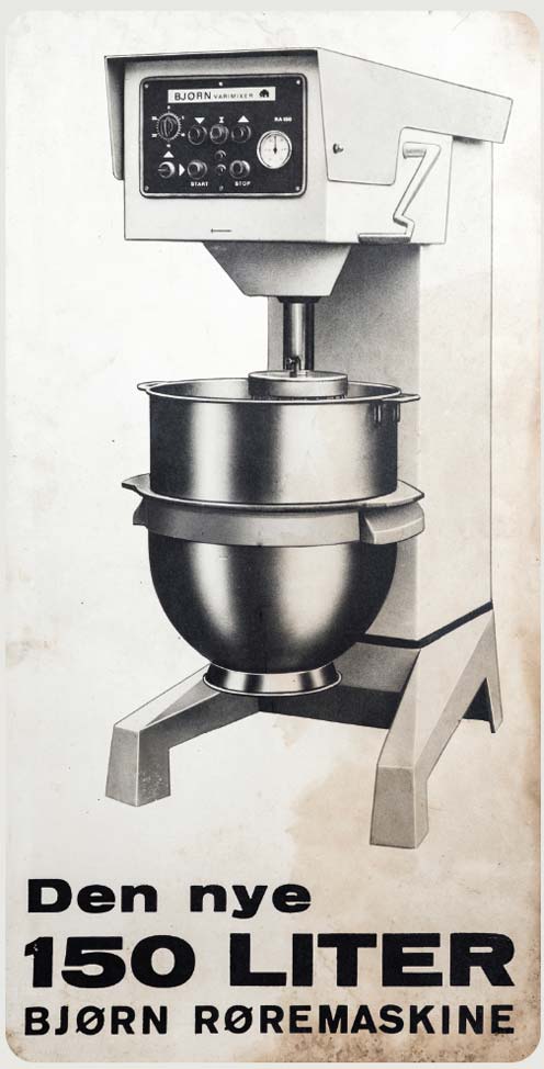 Varimixer history launch 150-litre mixer