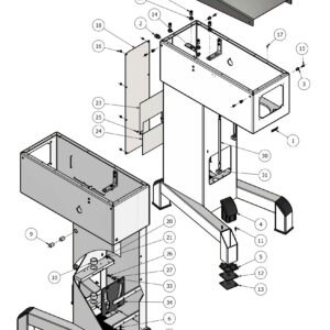 Varimixer AR100 VL1 - Spare Parts - machine column