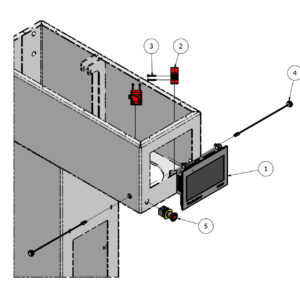 Varimixer AR200 VL5 - Spare Parts - front panel