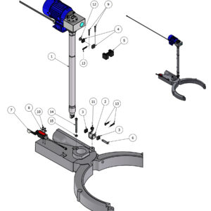 Varimixer AR200 VL5 - Spare Parts - lifting system