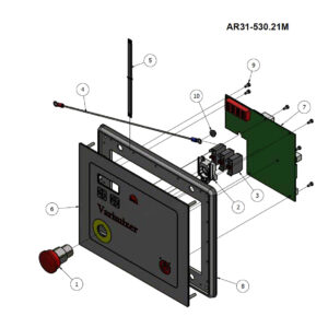 Varimixer AR30 VL1 - Spare Parts - front panel assembly