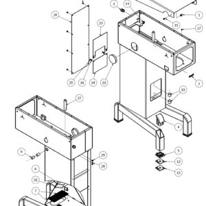 Varimixer AR30 VL1 - Spare Parts - machine column