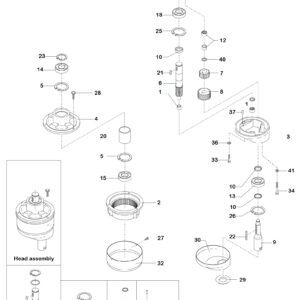 Varimixer AR60 VL1 - Spare Parts - planetary head