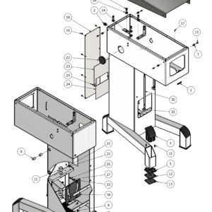 Varimixer AR80 VL1 - Spare Parts - machine column