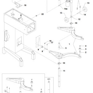 Varimixer AR80 VL1s - Spare Parts - lifting system