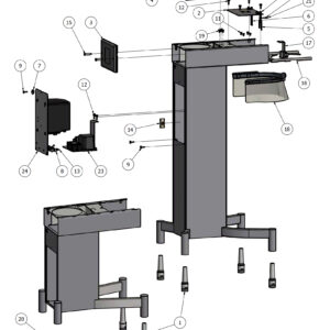 Varimixer KODIAK10 - Spare Parts - machine column