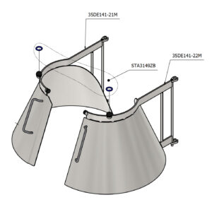 Varimixer ERGO140 VL5 - Spare Parts - safety guard 2
