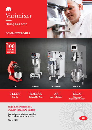 Varimixer - Company Profile brochure - With product series: AR - KODIAK and ERGO - English Version