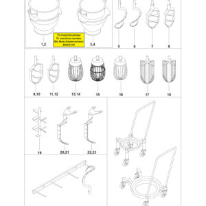 100+80L Powder mixer