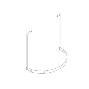 Bracket fixed safety guard 20L, plastic