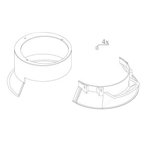 Safety guard 20L, plastic